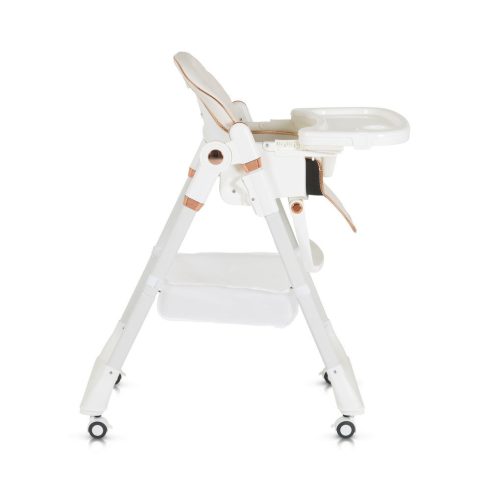 LINDO multifunkciós etetőszék kiegészítőkkel (előke, kanál, villa) FEHÉR