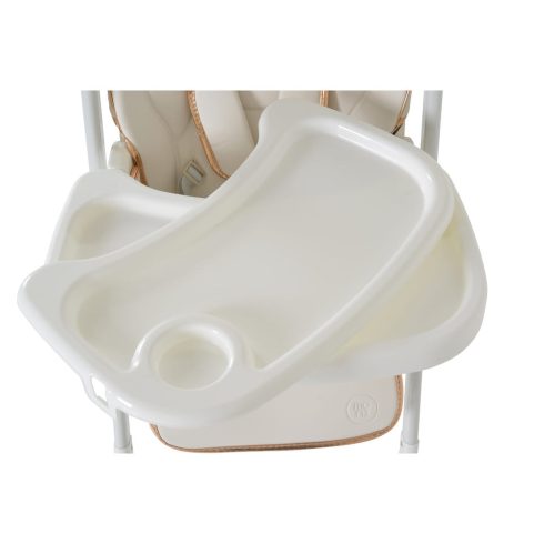 LINDO multifunkciós etetőszék kiegészítőkkel (előke, kanál, villa) FEHÉR