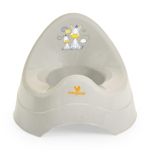 ZEBRA bébi egyszerű bili PASZTEL SZÜRKE