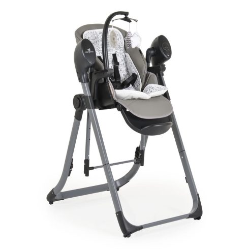 CANGAROO NIRVANA 2in1 etetőszék és hinta SZÜRKE
