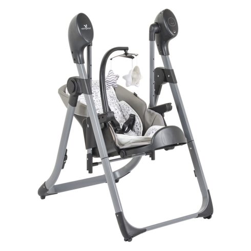 CANGAROO NIRVANA 2in1 etetőszék és hinta SZÜRKE