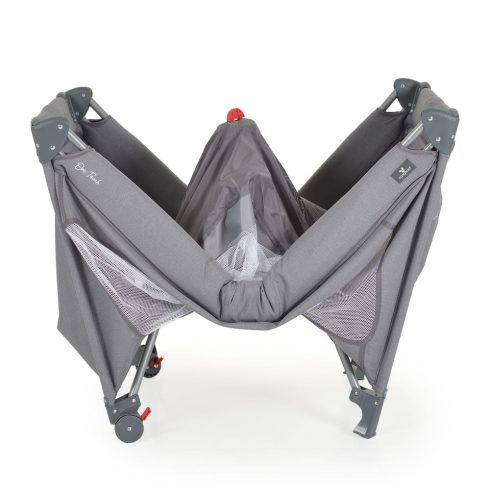 ONE TOUCH utazóágy egy kézzel csukható S.SZÜRKE