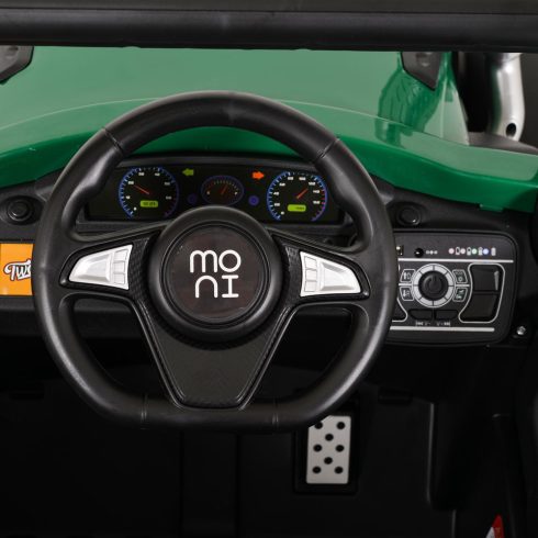 BO HARVEST traktor, elektromos, 2motoros ZÖLD