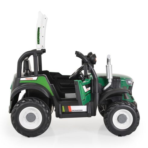 BO HARVEST traktor, elektromos, 2motoros ZÖLD