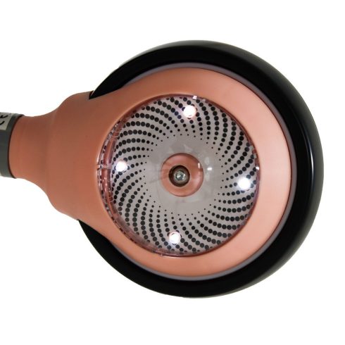 WEE mini futóbicikli 3 kerekű járgány, elöl 2 kerék, világító hátsó kerékkel PINK/rózsa