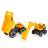  FIÚ játék AUTÓ 2 db teherautó homlokrakodóval és dömperrel