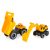 FIÚ játék AUTÓ 2 db teherautó homlokrakodóval és dömperrel