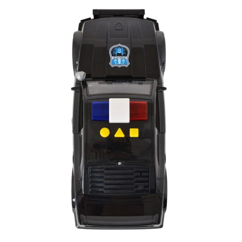 FIÚ játék AUTÓ Rendőrautó hangokkal, fényekkel FEKETE