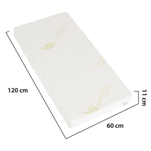 ALOE SPRING matrac 120x60cm aloe vera FEHÉR