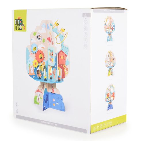 FAJÁTÉK MONI activity lombos fa Montessori NATUR