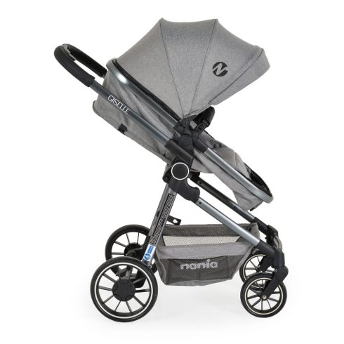 GISELLE 2in1 babakocsi, mózessé alakítható SZÜRKE