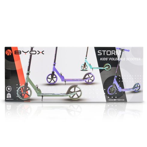 Roller BYOX STORM 6 éves kortól, max 100kg-ig ZÖLD