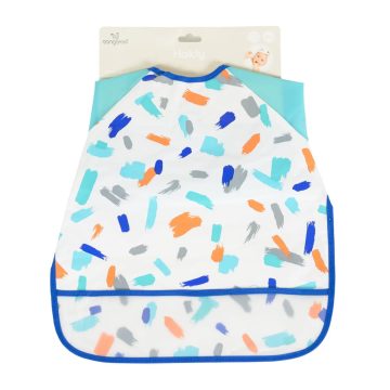 HOLDY hosszú ujjú előke zsebbel KÉK