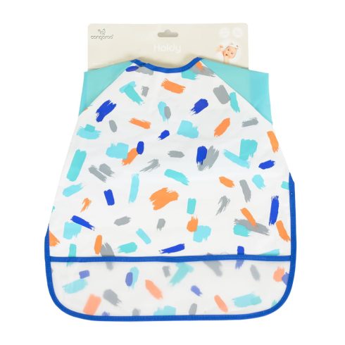 HOLDY hosszú ujjú előke zsebbel KÉK