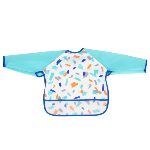 HOLDY hosszú ujjú előke zsebbel KÉK