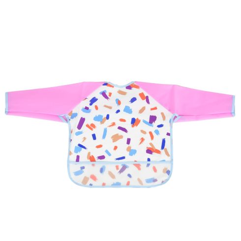 HOLDY hosszú ujjú előke zsebbel PINK