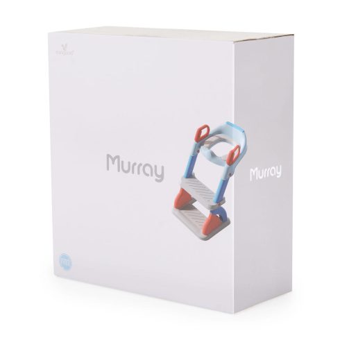 MURRAY lépcsős WC szűkítő 2 lépcsővel, fogantyúval PINK