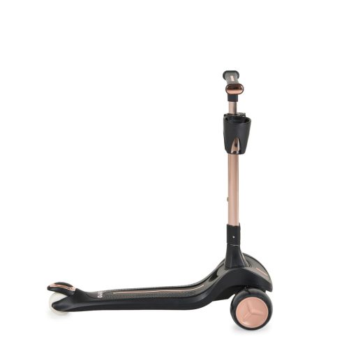 AERO roller, összecsukható, 50kg-ig, 3 kerekű, arany váz FEKETE