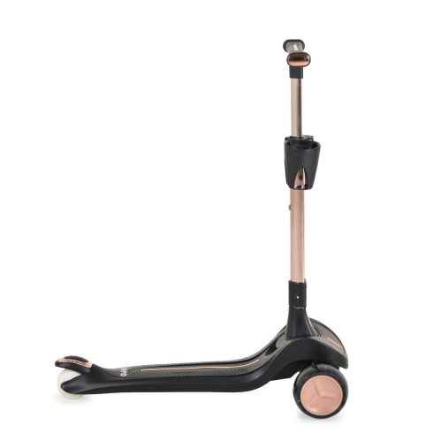 AERO roller, összecsukható, 50kg-ig, 3 kerekű, arany váz FEKETE