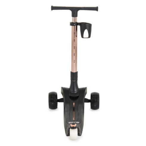 AERO roller, összecsukható, 50kg-ig, 3 kerekű, arany váz FEKETE