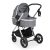 ALINA 2IN1 babakocsi SZETT átalakítható babakocsi+autós hordozó TITANIUM SZÜRKE