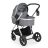   ALINA 2IN1 babakocsi SZETT átalakítható babakocsi+autós hordozó TITANIUM SZÜRKE