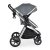 ALINA 2IN1 babakocsi SZETT átalakítható babakocsi+autós hordozó TITANIUM SZÜRKE
