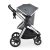 ALINA 2IN1 babakocsi SZETT átalakítható babakocsi+autós hordozó TITANIUM SZÜRKE