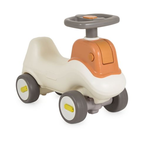 BUMPY ráülős, markoló kanalas bébitaxi kormánnyal SZÜRKE/BÉZS