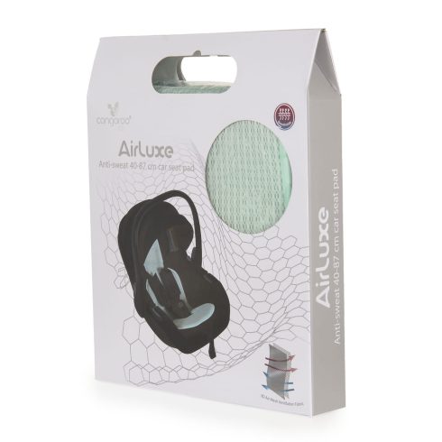 AIRLUXE autós hordozó párna, izzadásgátlós 40-87cm MENTA