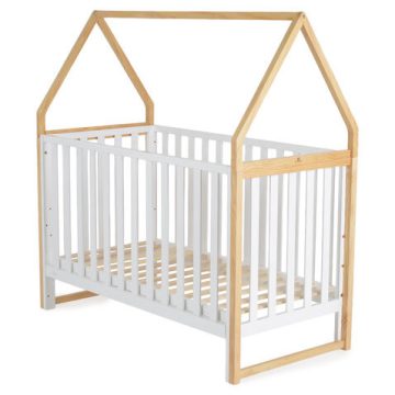   ASTRA fa babaágy házikó alakú, 3 magasságban állítható 60x120cm