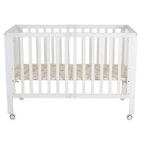 NOVA fa babaágy összecsukható FEHÉR