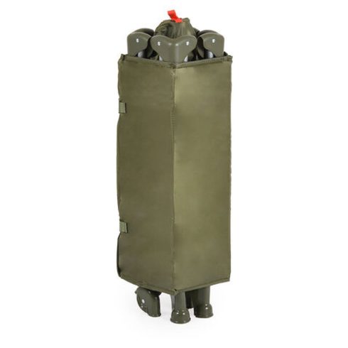 UNO utazóágy 1 szintes zippes kibújóval ZÖLD 