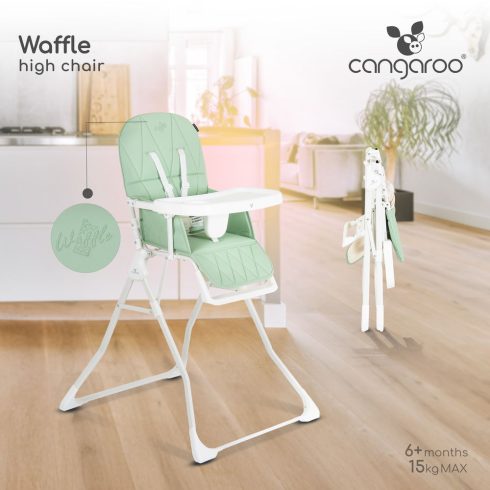 WAFFLE etetőszék ZÖLD