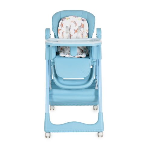 SURPRISE etetőszék szilikon tányérral, előkével VKÉK