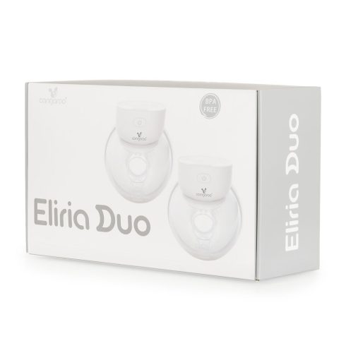 ELIRIA DUO kéz nélküli mellszívó pulóver alá 2 tartályos FEHÉR