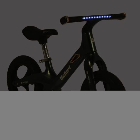 VELORI futóbicikli  50kg-ig METÁL SÖTÉTZÖLD