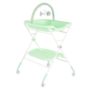   CROCO multifunkciós, összecsukható pelenkázó asztal MENTAZÖLD