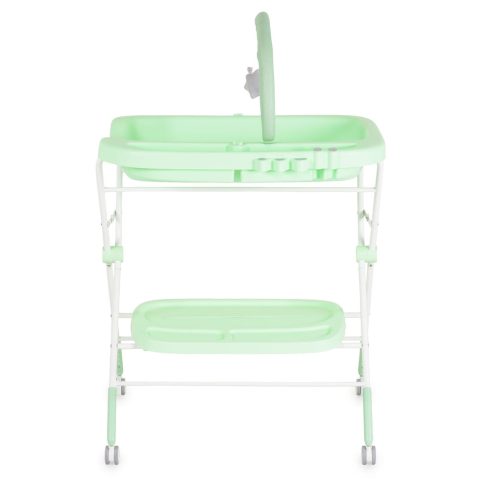 CROCO multifunkciós, összecsukható pelenkázó asztal MENTAZÖLD