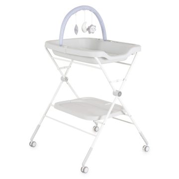   CROCO multifunkciós, összecsukható pelenkázó asztal SZÜRKE