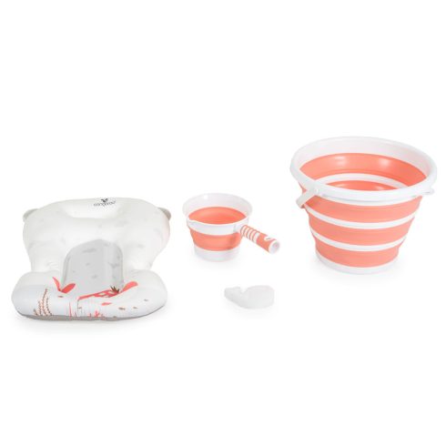 BALENA összecsukható kád vödrökkel, párnával kiegészítőkkel KORAL