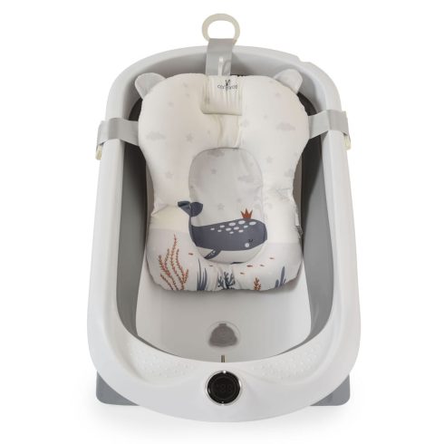 BALENA összecsukható kád vödrökkel, párnával kiegészítőkkel SZÜRKE