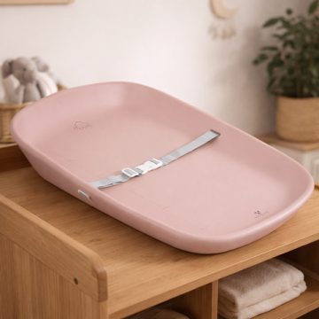 NUVIA pelenkázó alátét szilikon RÓZSASZÍN