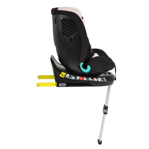 i-PROTECT autós ülés 40-150cm támasztólábbal 360 forgatható PINK