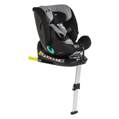 i-PROTECT autós ülés 40-150cm támasztólábbal 360 forgatható STEEL/SZÜRKE