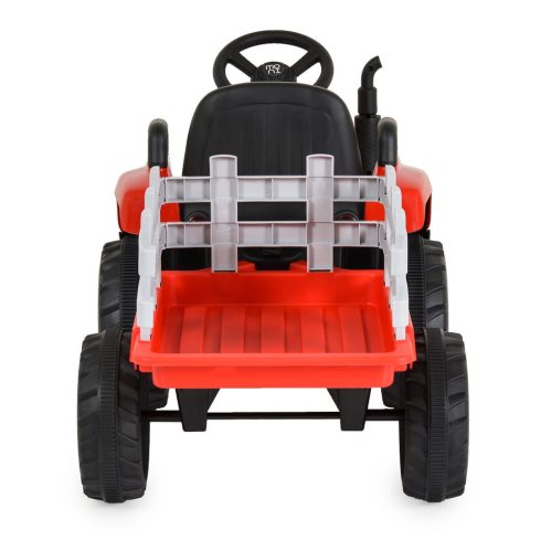 BO DALLAS elektromos traktor trélerrel 12V 140cm PIROS