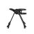 RICO multi etetőszék alsó kosár nélkül, összecsukható FEKETE