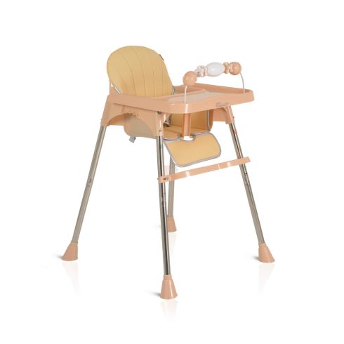 CENTURY etetőszék műanyag játékhíddal BÉZS