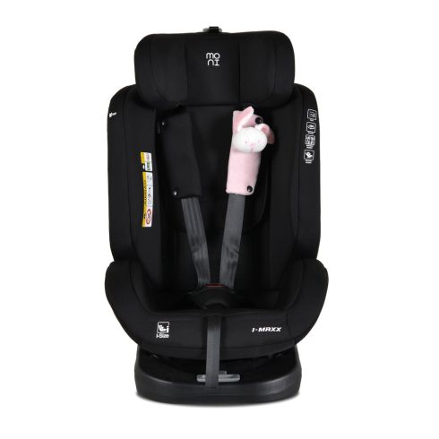 i-MAXX autós ülés, isofix, forgatható, 2 plüss+párna 40-150cm PINK