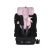 ROCK autós ülés 76-150cm, 2játékkal, pohártartó, belső öv, isofix nélkül PINK